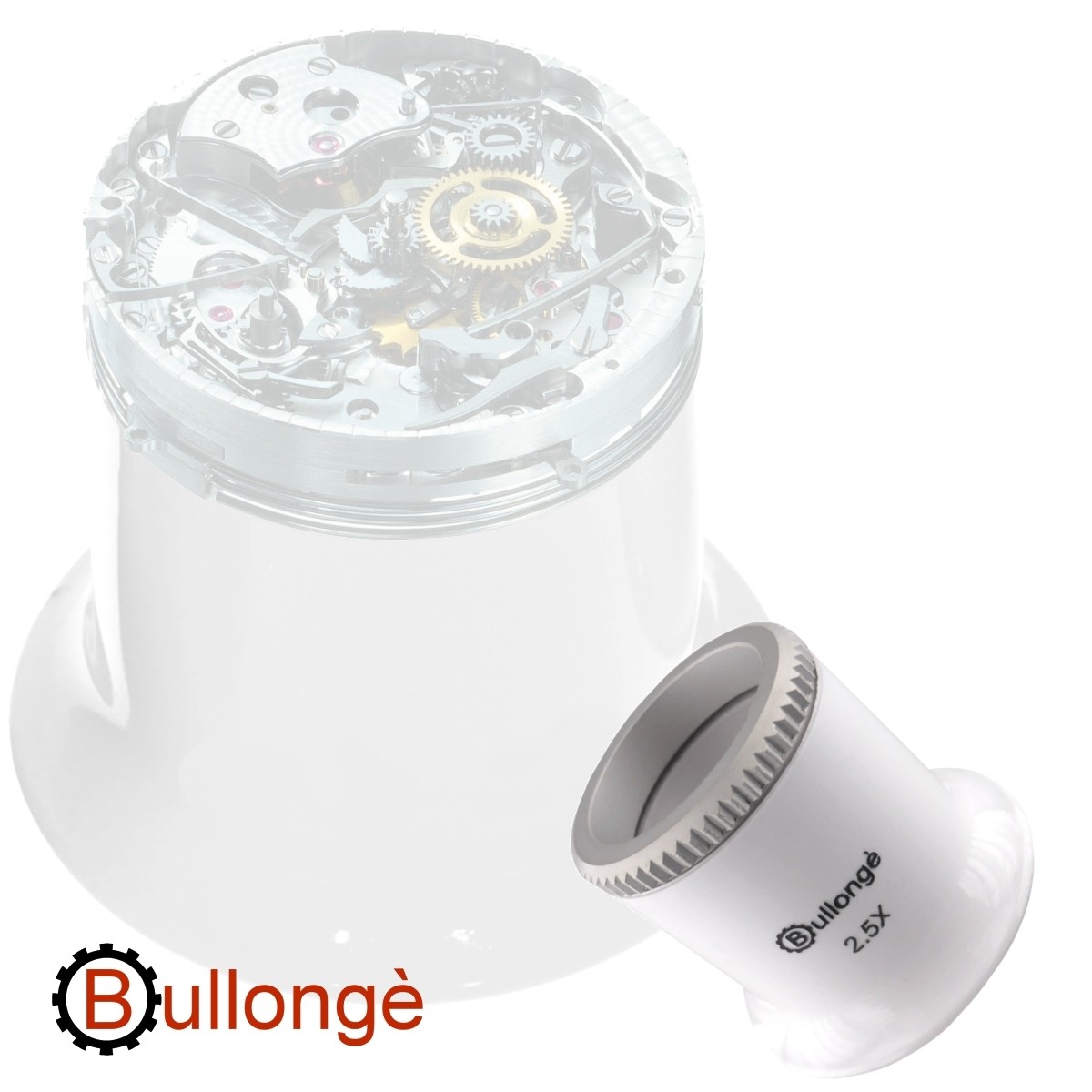 Eye-Loupe Magnifier BULLONGÈ TB PEARL-WHITE 2.5x - watchmaker eye loupe for  repair job