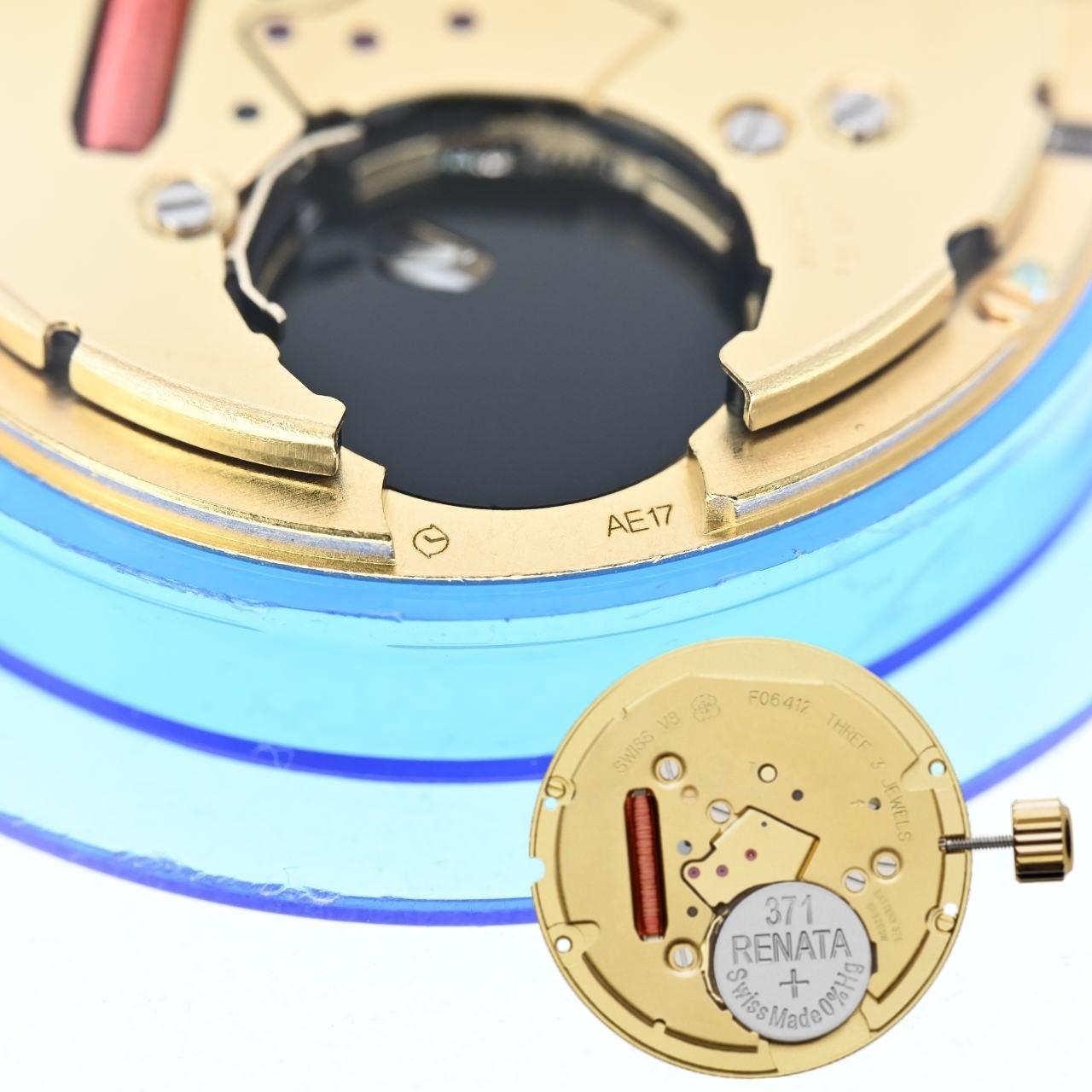 ETA 955.112 F06.412 quartz watch movement with date Online shop for original ETA quartz movements