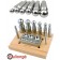 8 pcs doming punch and block Set PRO8 wooden stand