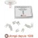 60 piece watch crown stopper set for quartz watches