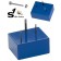 Double ended watch screw removing tool block