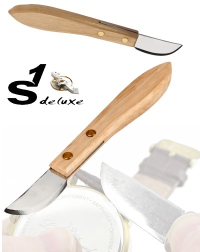 Wach case opener knife S1 Deluxe NOXX wooden handle