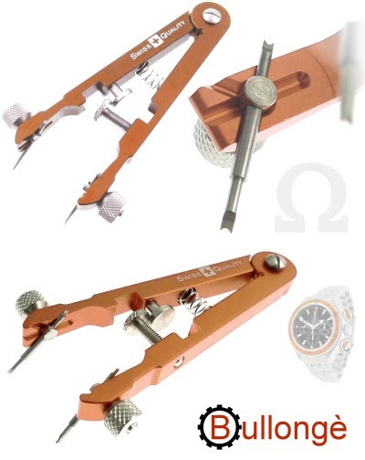 Uhrenwerkzeug f r Omega Armb nder BULLONG mit Federstegzange