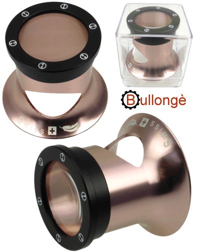 Watchmakers eye loupe magnifier BULLONGÈ HUBLOT-STYLE bezel