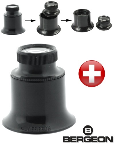 Bergeon checking loupe 15x for watchmaker Double Lens Loupe