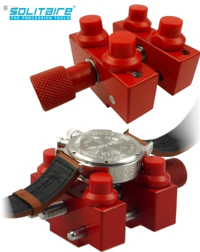 Watch case clearance holder vise