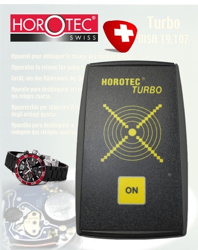 Horotec NEW TURBO for releasing train wheels of watches Test device for quartz watches and watchmaker