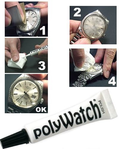 Polywatch Scratch Remover for Plastic Watch Glasses