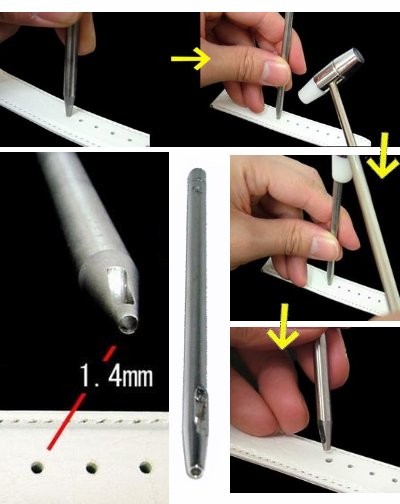How to make a hole in leather watch strap new arrivals