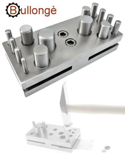 BULLONGÈ DC14 disc cutter set, 14 Sizes 3.0mm - 16.0mm 