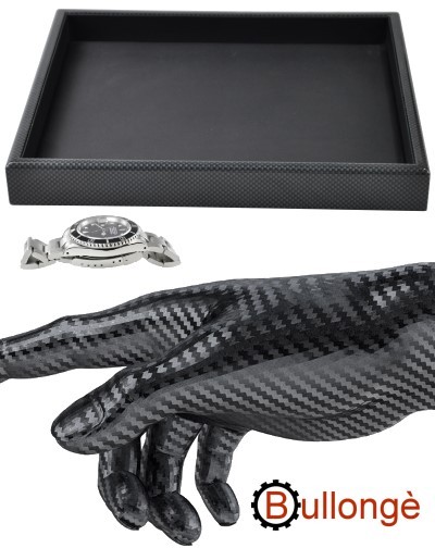 BULLONGÈ CARBONIO display tray for watches and jewelry