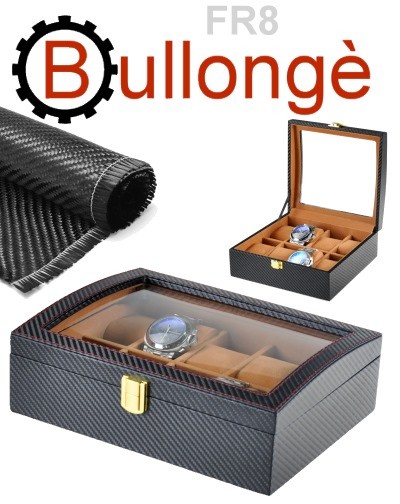 Carbon fiber watch hotsell box