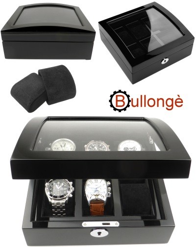 Luxury watch box CASABLANCA SIX PIANO by BULLONGÈ