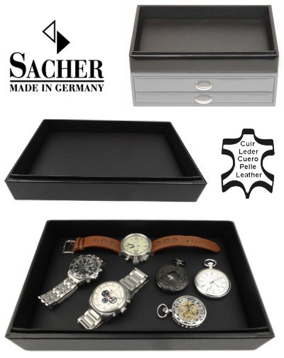 Stackable clearance watch trays