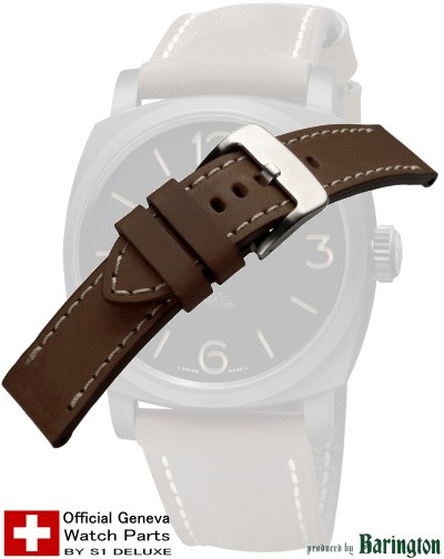 Panerai-style watch strap ROYAL AERONAUTICAL tabac 20