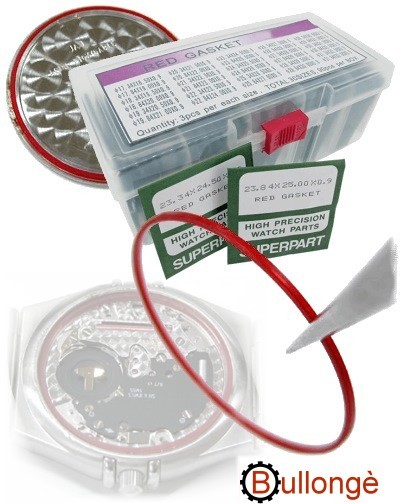 Watch case gasket clearance
