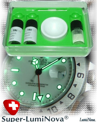 Super LumiNova Leuchtfarben Set C1 f r Uhren Zeiger und Indexe