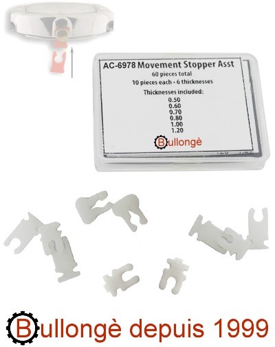 60 piece watch crown stopper set for quartz watches
