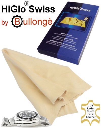 HiGloSwiss Premium Cleaning Cloth - Genuine Leather