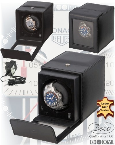 BECO TECHNIC watch winder BOXY MOBIL SOFT BLACK