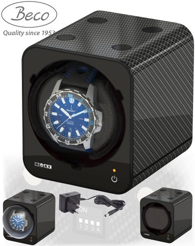 BECO BOXY FANCY BRICK watch winder CARBON PRO1