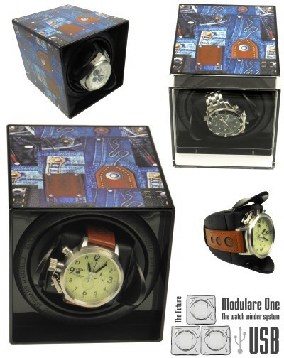 MODULARE ONE USB BLUE JEANS watch winder PRO