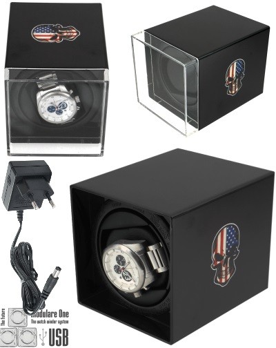 MODULARE ONE USB SKULL USA watch winder PRO