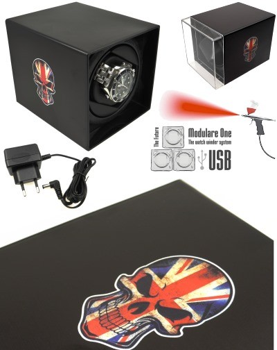 MODULARE ONE USB SKULL UK watch winder PRO