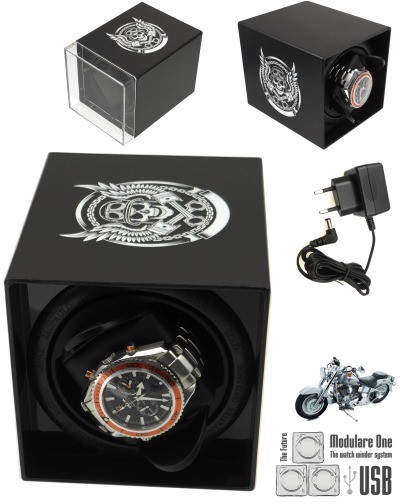 MODULARE ONE USB SKULL BIKER watch winder PRO