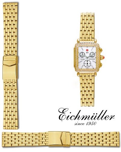 Watch strap PREMIUM GOLDEN 18mm