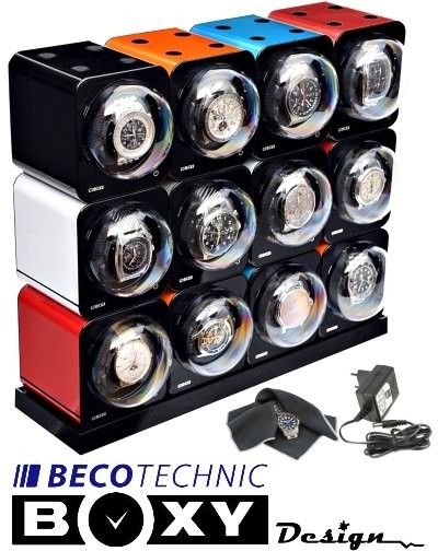 Watch winder Set BOXY FANCY PRO 12 MULTICOLOR for 12 automatic watches