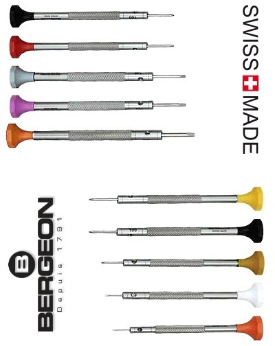 Bergeon watchmakers screwdrivers store