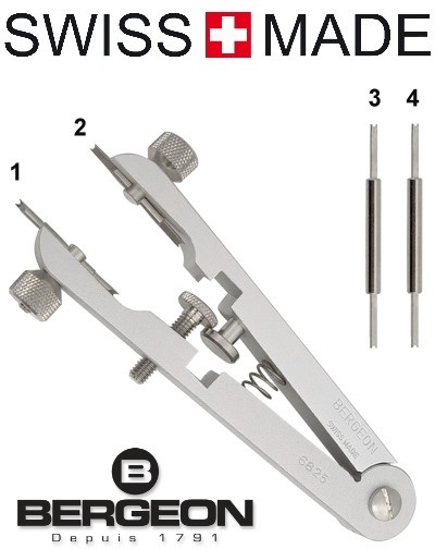 Bergeon 6825 VAR watch band tool spring bar plier watch tool