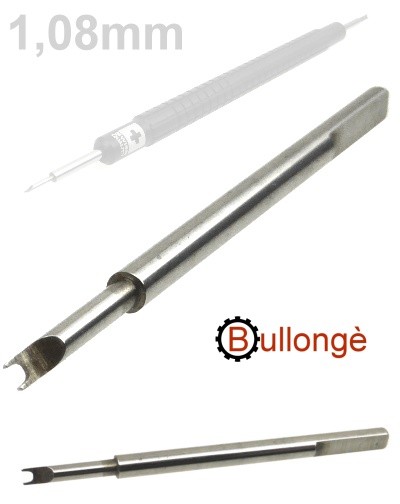 Fine spare fork 1.08mm for spring bar tool 8767-RO BULLONGÈ