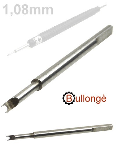 Fine spare fork 1.08mm for spring bar tool 8767-RO BULLONGÈ