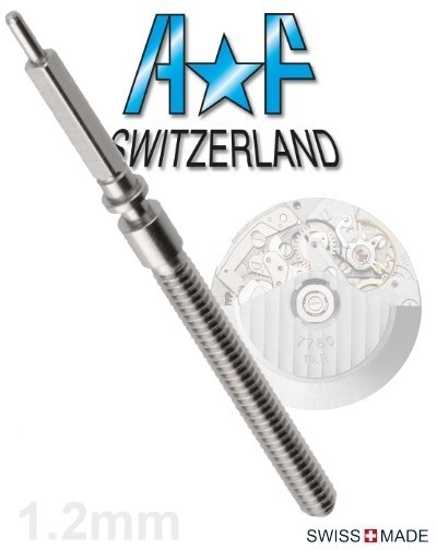 Watch winding stem for ETA Valjoux 7750 threat 1 2mm spare parts for swiss watch movements