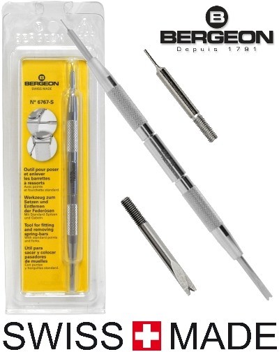 Bergeon - Spring Bar Tool - For watch straps - Made in Switzerland