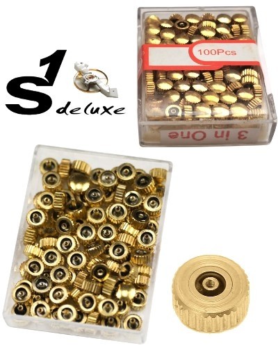 Golden crown Set for waterproof quartz watches