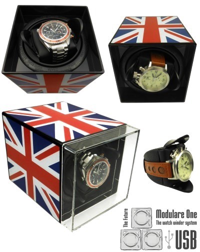 MODULARE ONE USB UNION JACK watch winder PRO