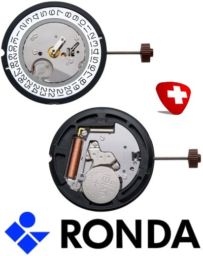 Analog quartz watch movement HARLEY RONDA 315 Buy original movements from specialist retailers