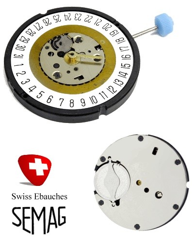 SEMAG quartz watch movement SE 310 31 with 3 hands Buy original