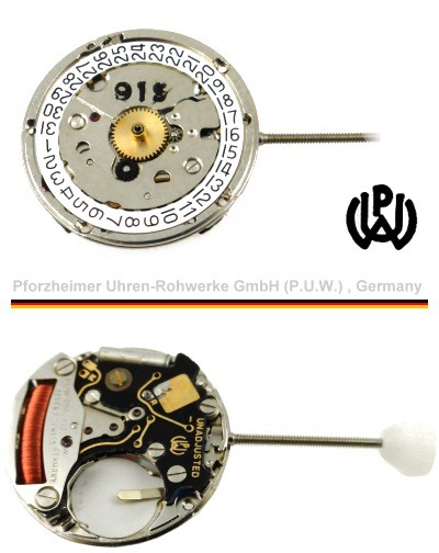 High quality quartz watch movement PUW 921 Chnage quartz watch movements yourself