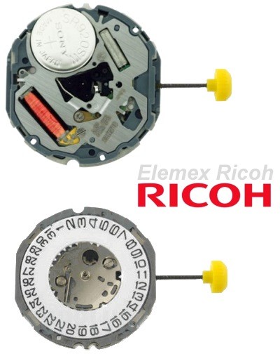 ELEMEX RICOH quartz watch movement 5D20 Shop watch movements online