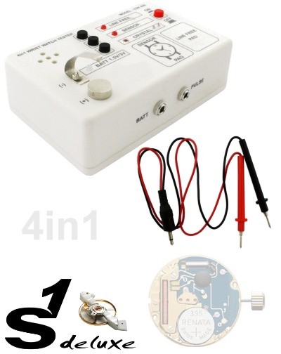 S1 Deluxe 4in1 quartz watch tester and battery checker device for