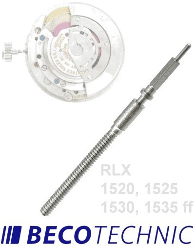 Winding stem for RLX movements caliber 1520, 1525, 1530 etc.