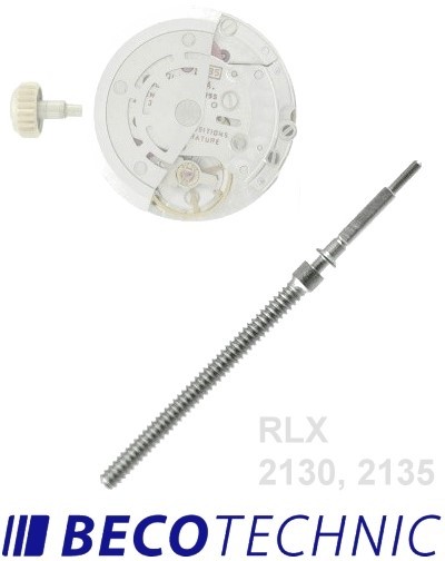 Generic winding stem for RLX Caliber 2130 and 2135