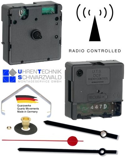 UTS Radio Alarm Solar Dcf with Lighting Watches Manufacture Black Forest  Germany