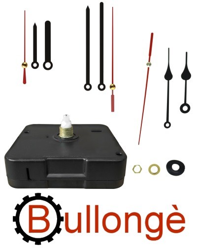 Precision clock movement BULLONGÈ 3x3 metal hand sets
