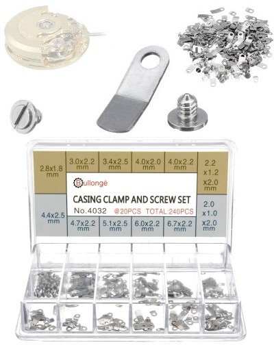 Assortment watch case clamps for ETA 2824 2836 etc Spare parts for watch cases and movements
