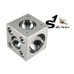 Steel dapping block 2.0 x 2.0 Inch (5,1 cm)